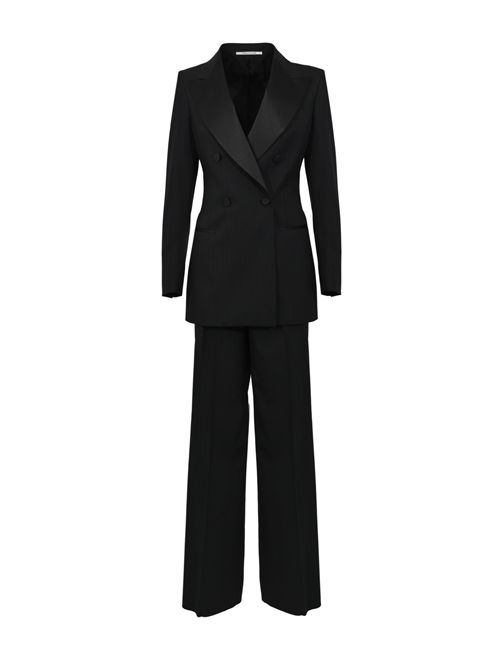 Gonna lunga in raso di viscosa Pink peach Tagliatore | S-ELENIAAD B10003 N12322111